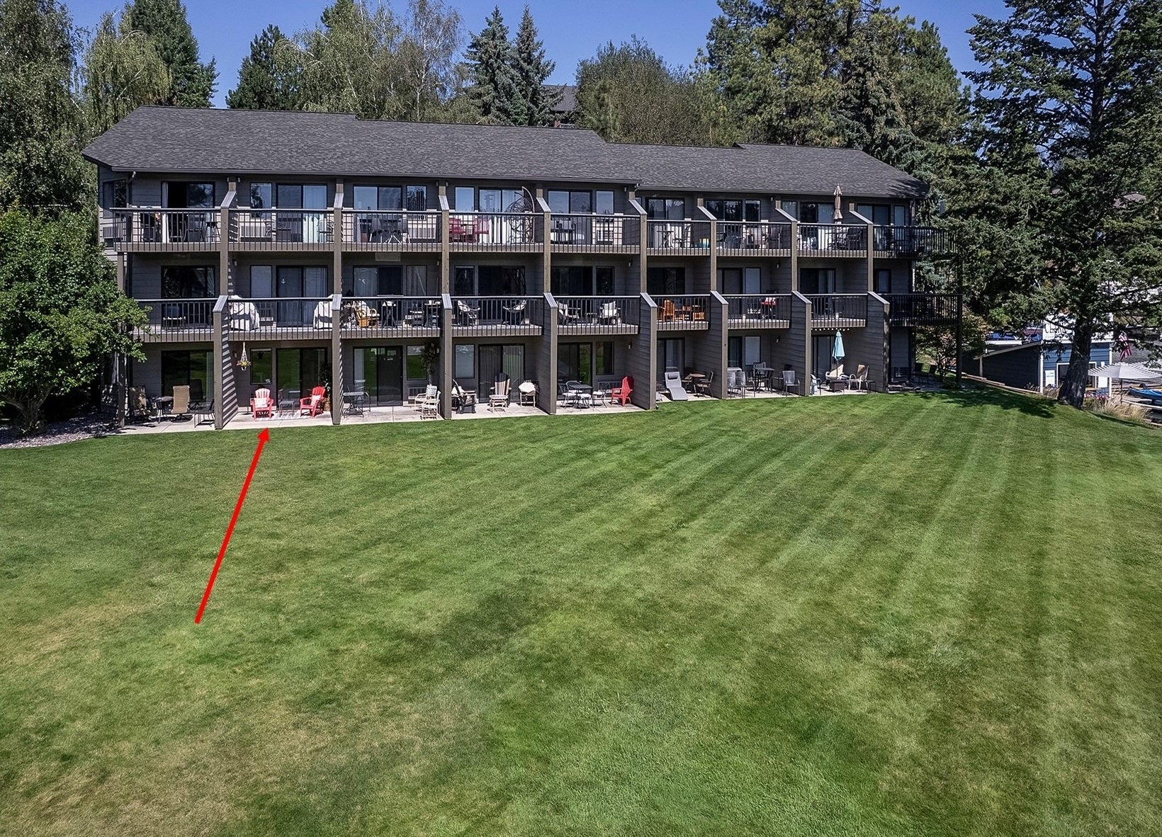 180 Vista Lane, #152, Bigfork, MT 59911 Ground level waterfront condo