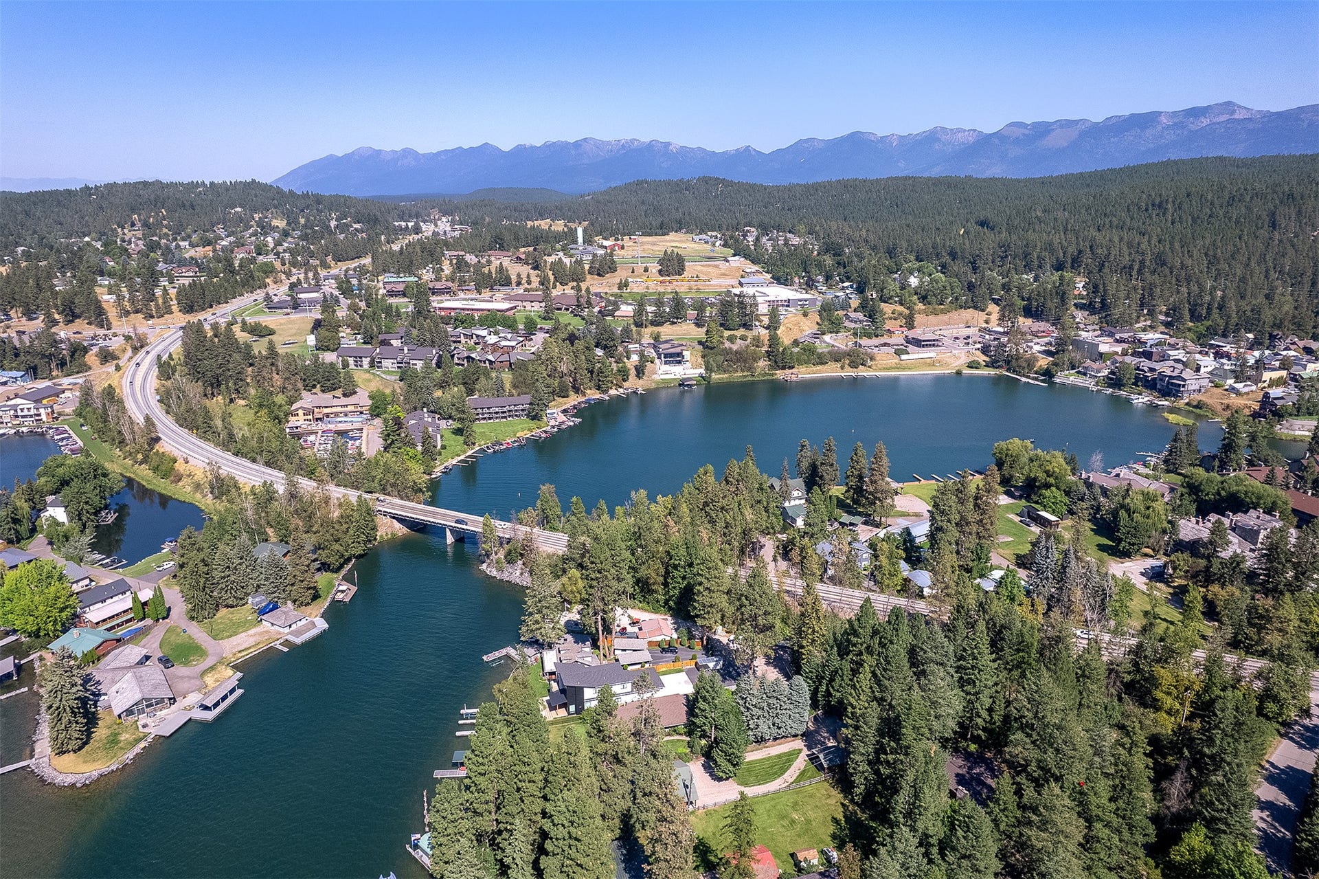 180 Vista Lane, #152, Bigfork, MT 59911 Bigfork Bay looking east to the Swan Mountains