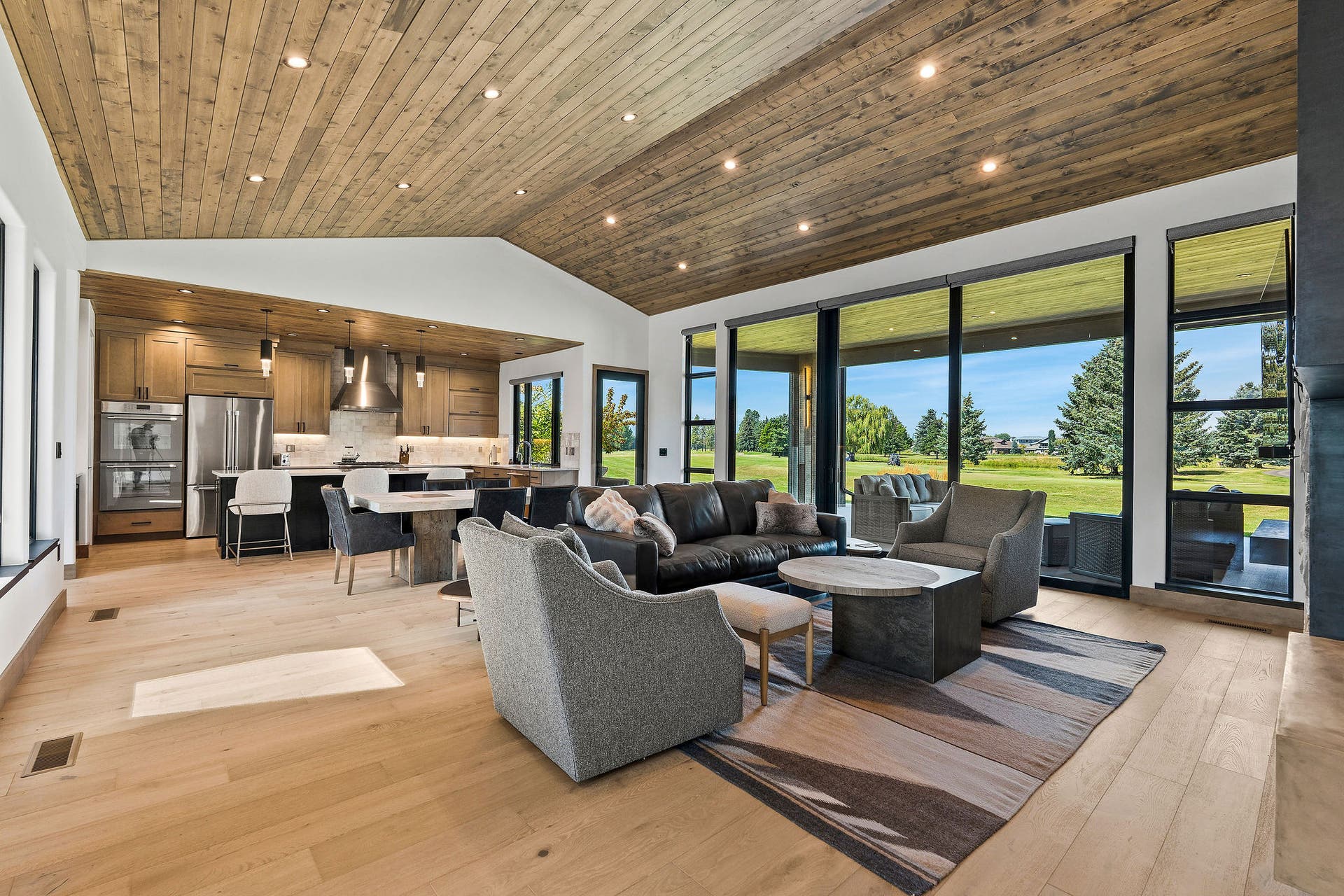 1283 Lake Pointe Drive, Bigfork, MT 59911 Vaulted T&G pine ceiling
