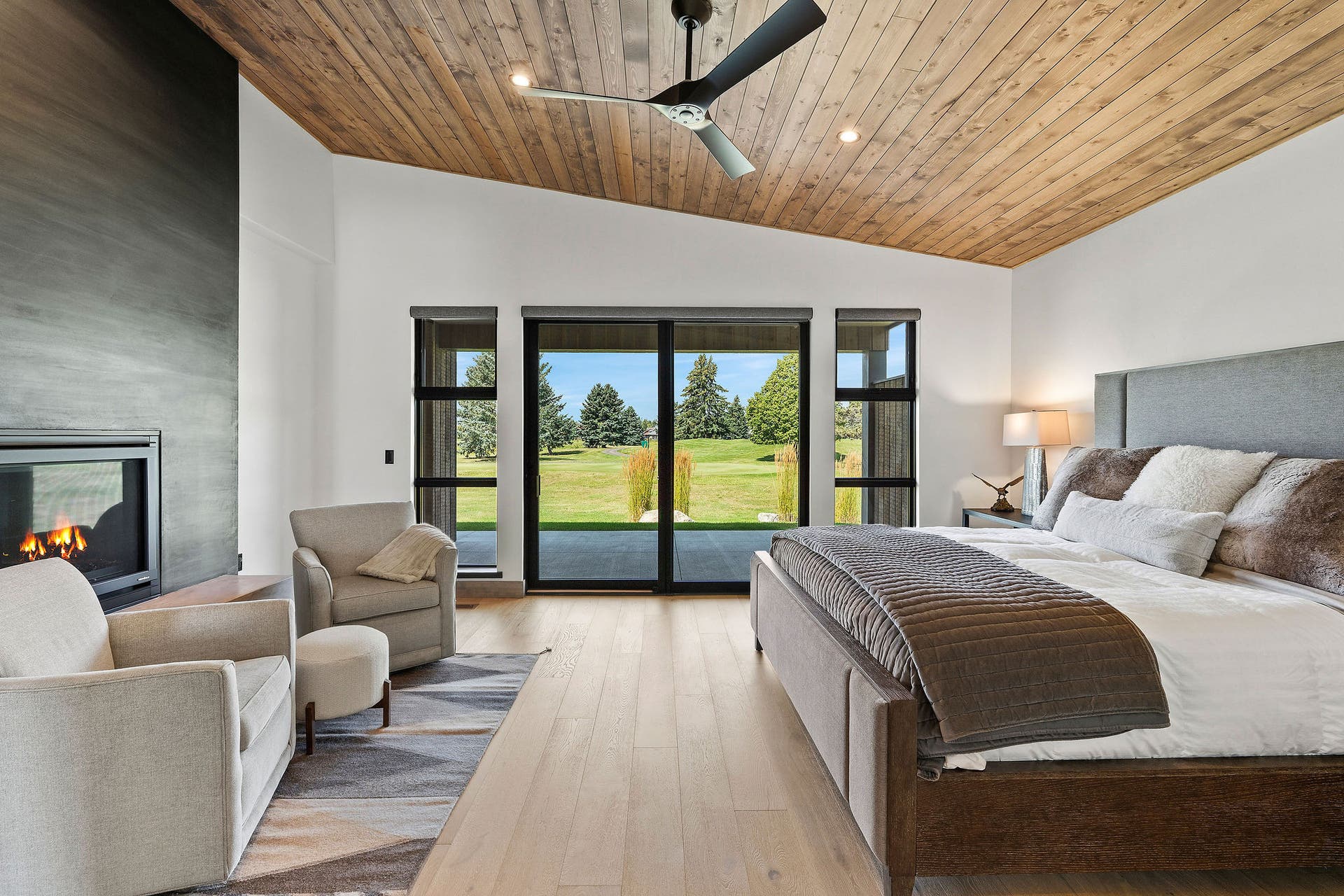 1283 Lake Pointe Drive, Bigfork, MT 59911 Sliding door access to covered patio