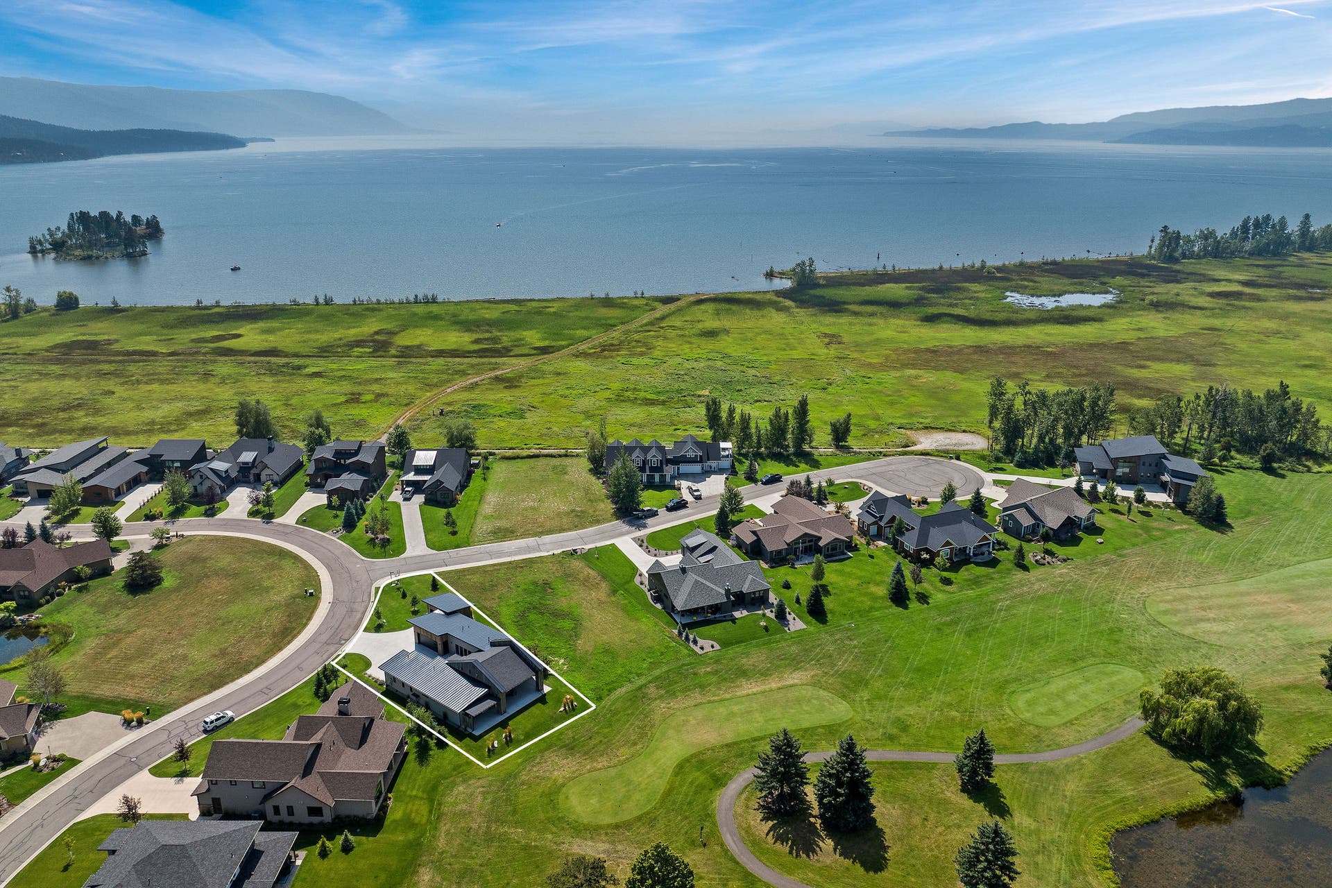 1283 Lake Pointe Drive, Bigfork, MT 59911 Flathead Lake views, 0.296 acres