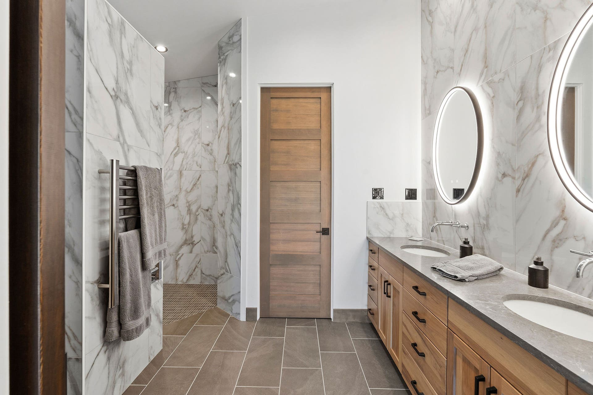 1283 Lake Pointe Drive, Bigfork, MT 59911 Polished quartz countertop, radiant floor heat