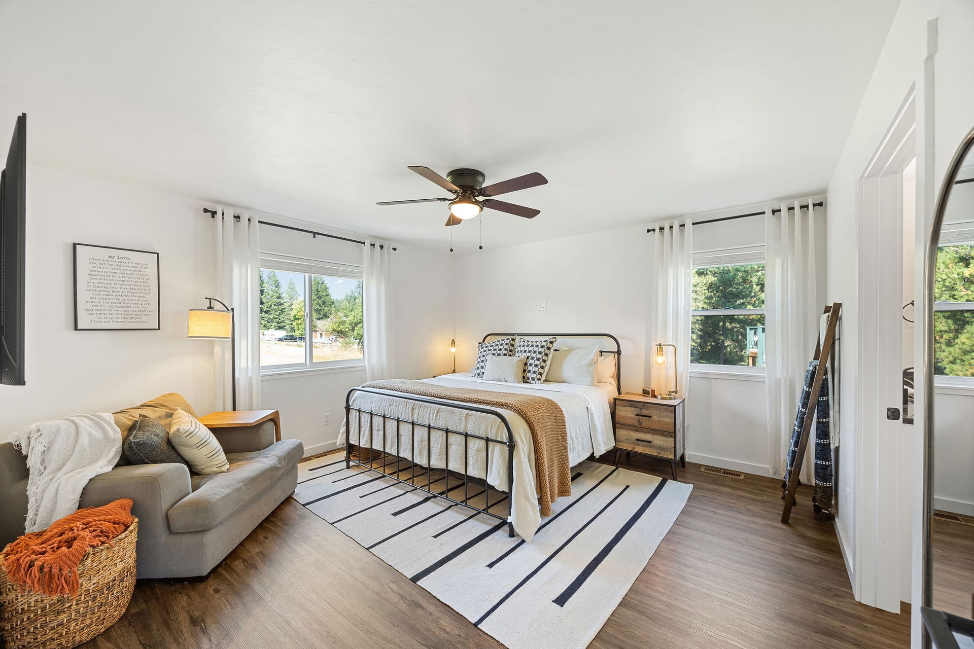 221 Stage Ridge Road, Bigfork, MT 59911 Spacious Primary Bedroom with natural light
