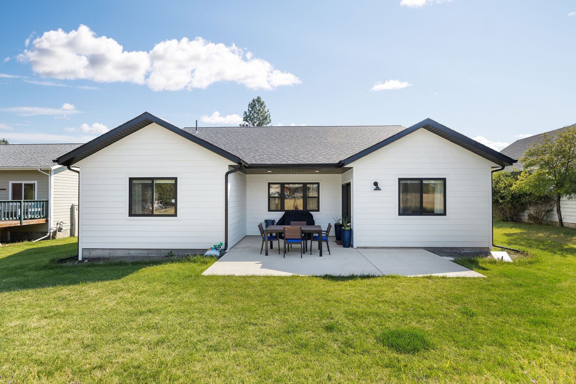 221 Stage Ridge Road, Bigfork, MT 59911 Back of house and patio