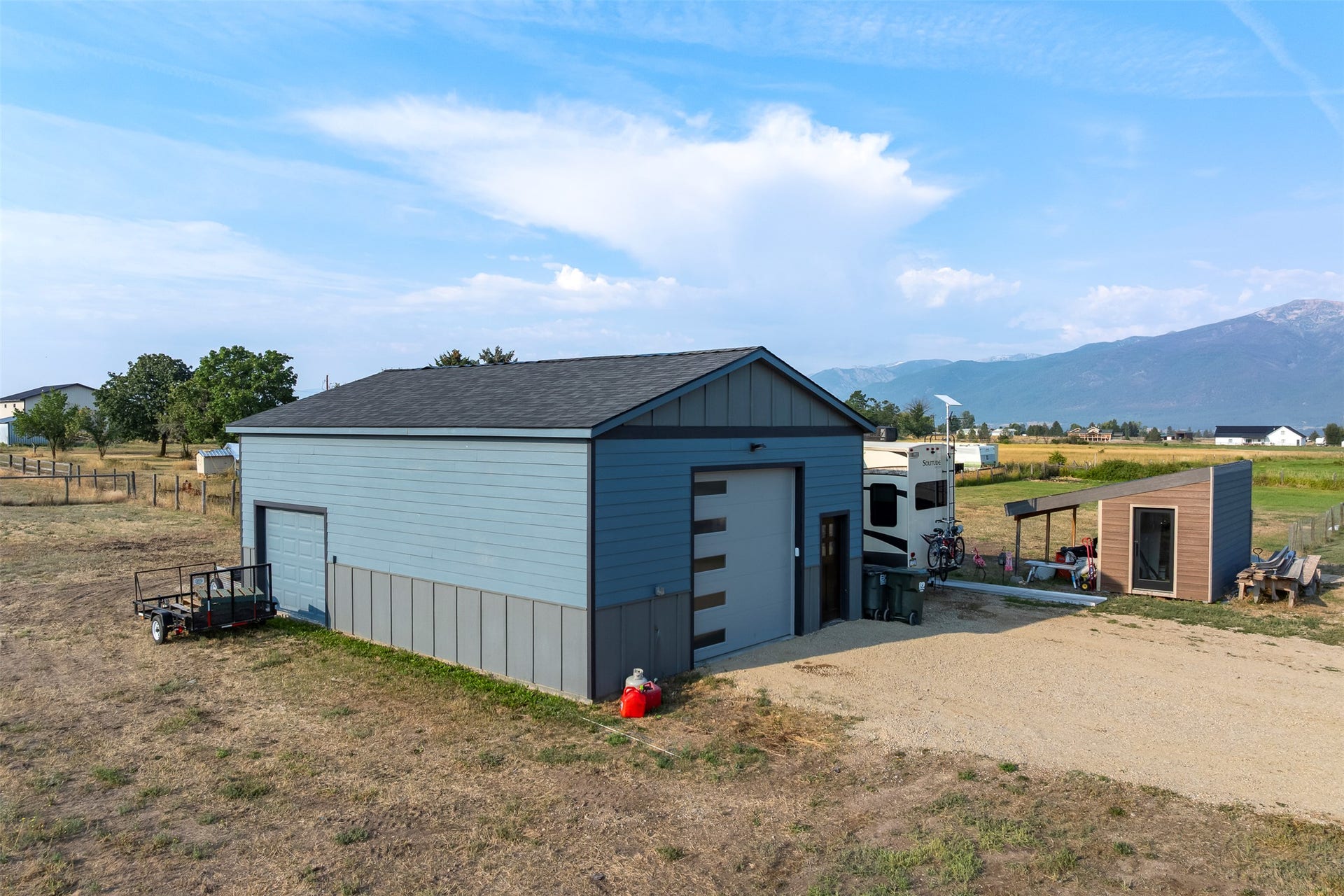 601 Ruby Court, Stevensville, MT 59870 Detached 24 X 34 shop; electric heat and power door