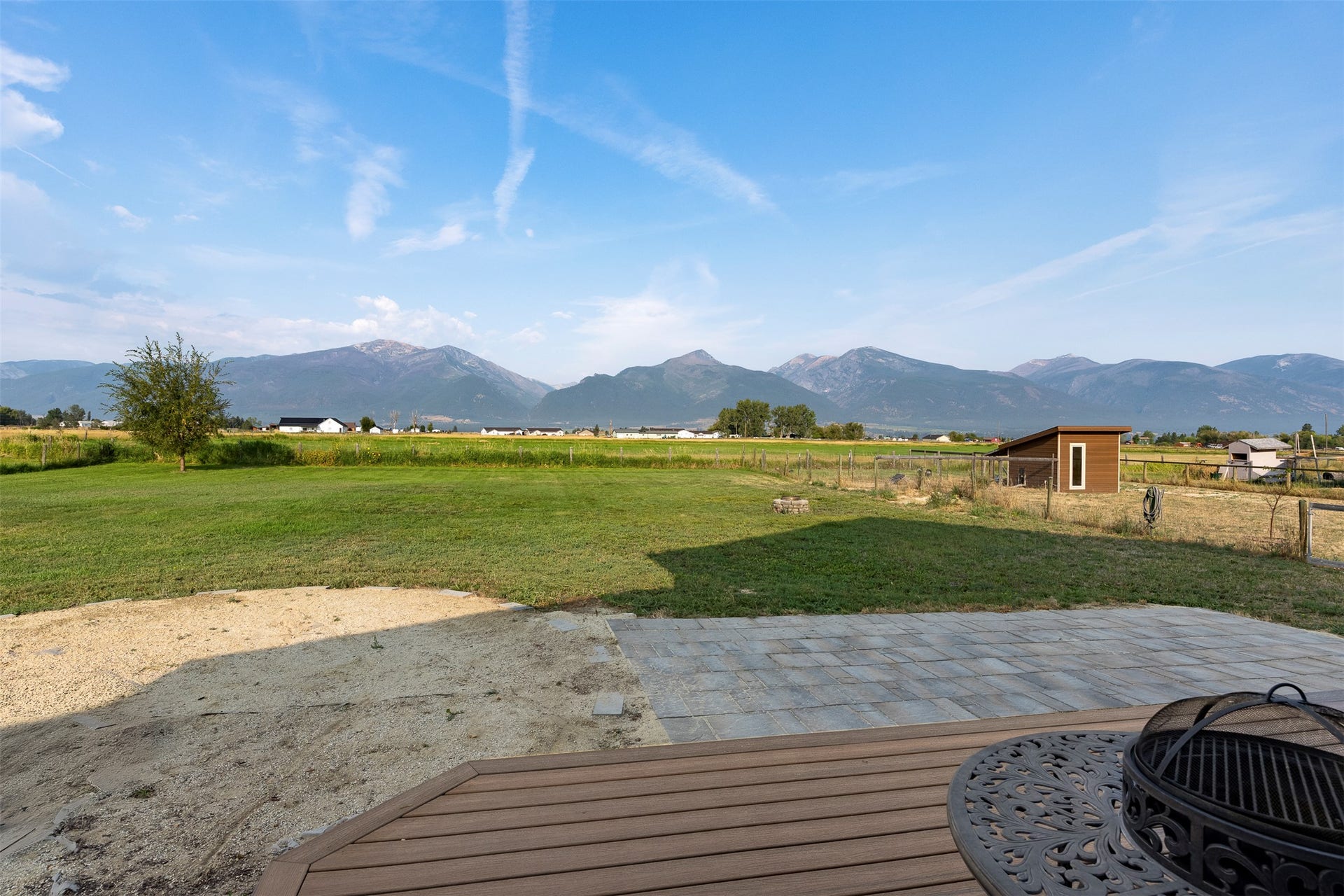 601 Ruby Court, Stevensville, MT 59870 Backyard + Mountain View
