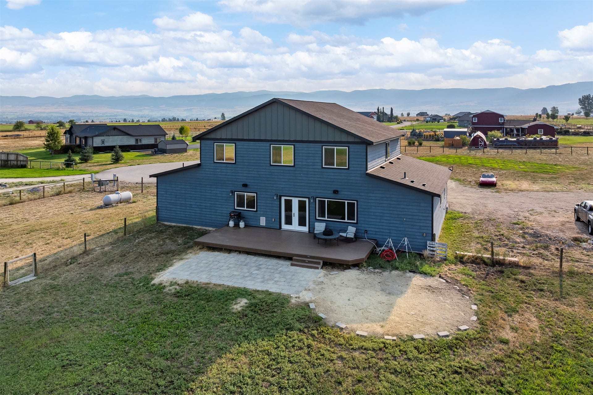 601 Ruby Court, Stevensville, MT 59870 West-facing deck for sunset viewing