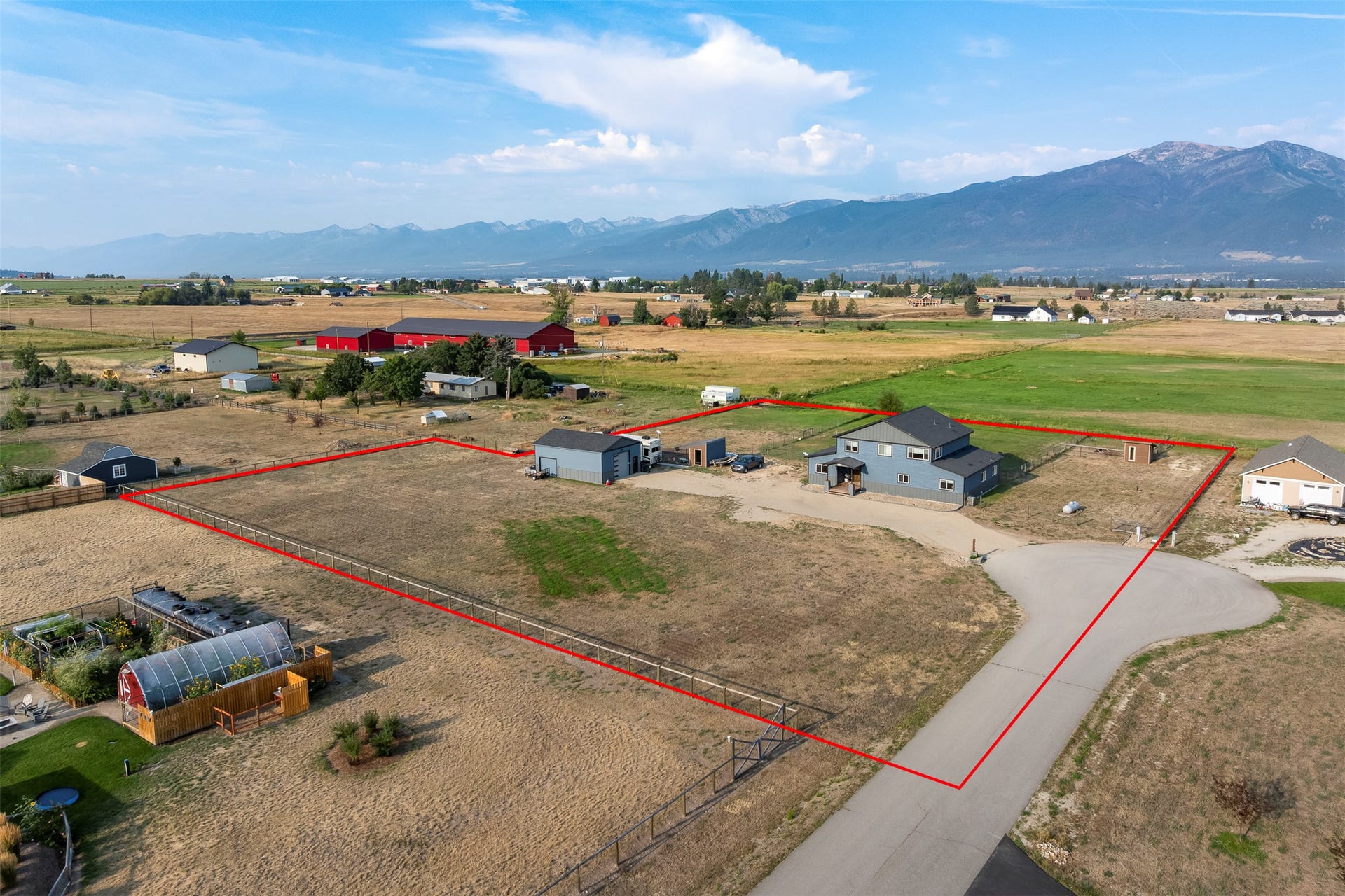 601 Ruby Court, Stevensville, MT 59870 Appx property Boundary