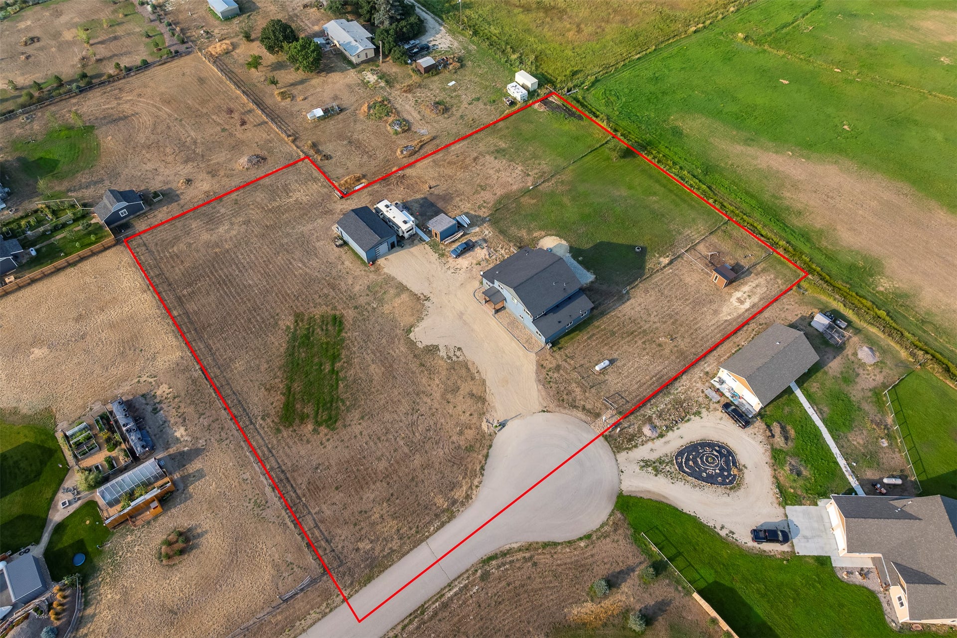 601 Ruby Court, Stevensville, MT 59870 Appx property boundary