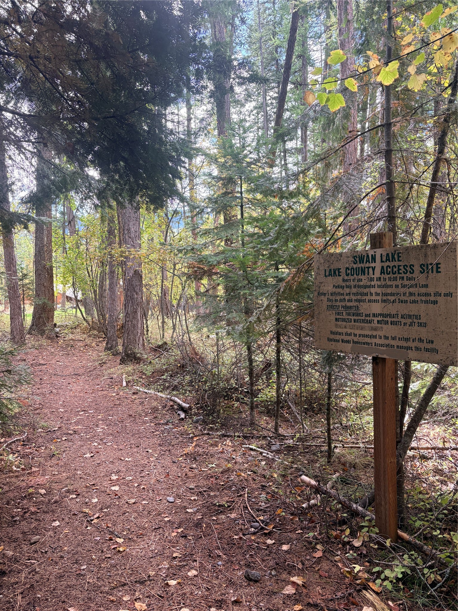 13515 Sundance Trail, Bigfork, MT 59911 County Access Nearby