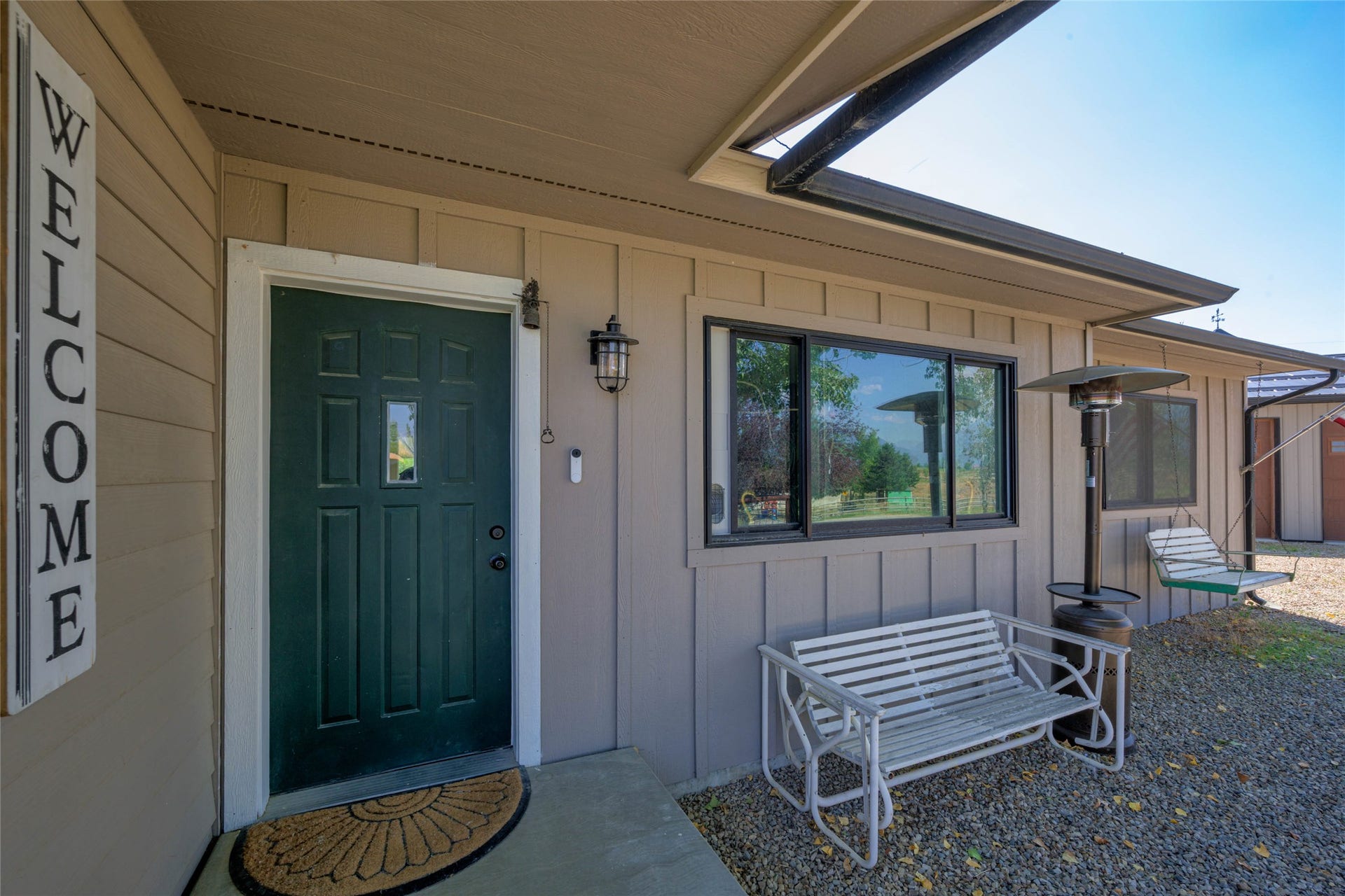 front door- main entrance