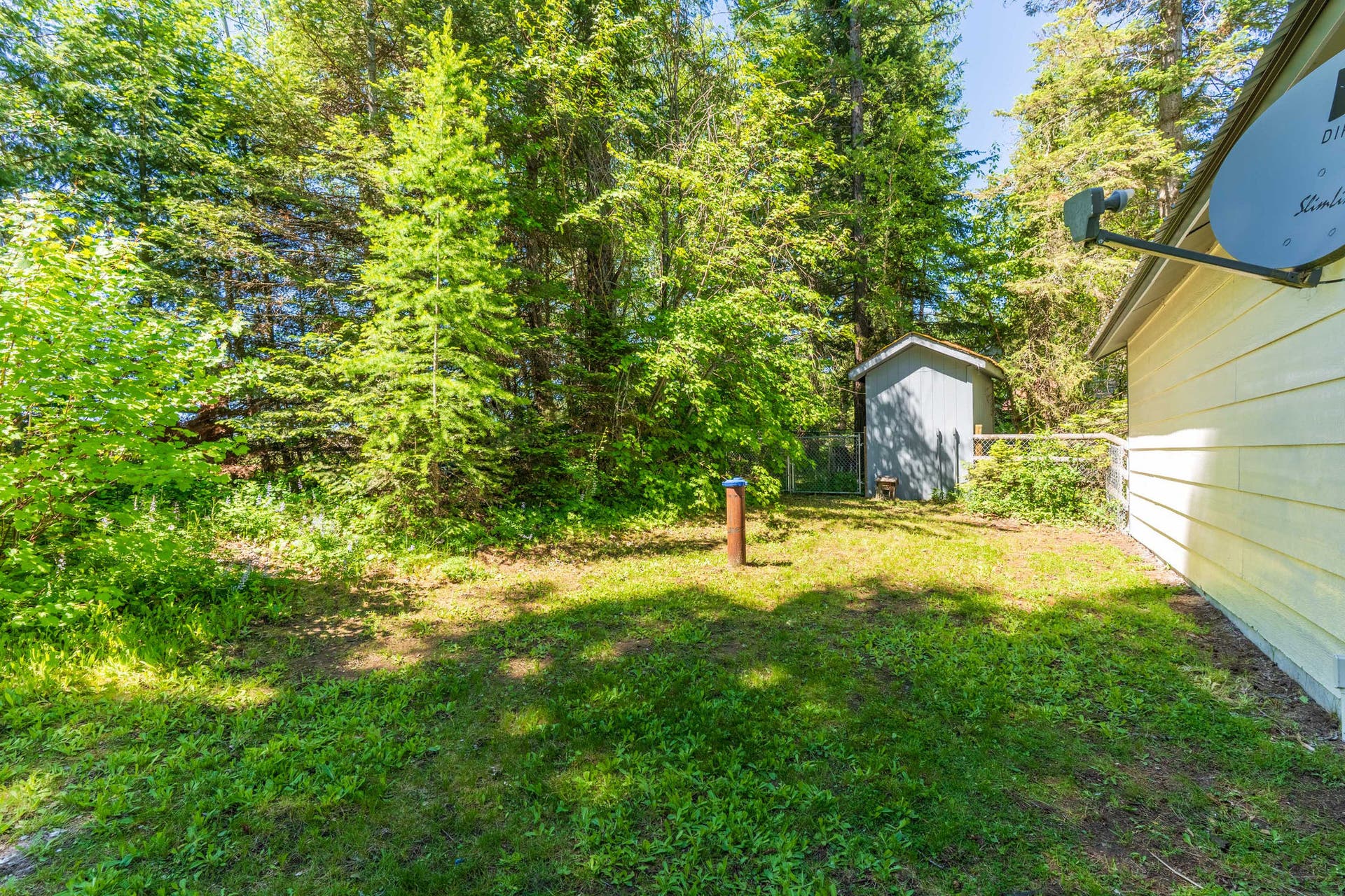 130 Alpine Drive, Bigfork, MT 59911 Fenced backyard