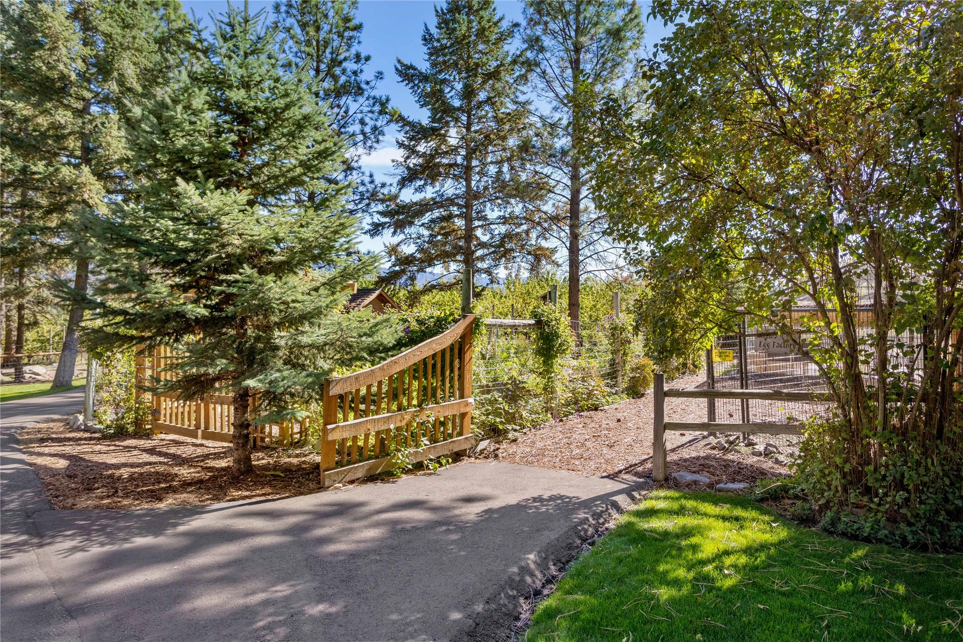 13518 Sylvan Drive, Bigfork, MT 59911 Organic garden area with raised beds
