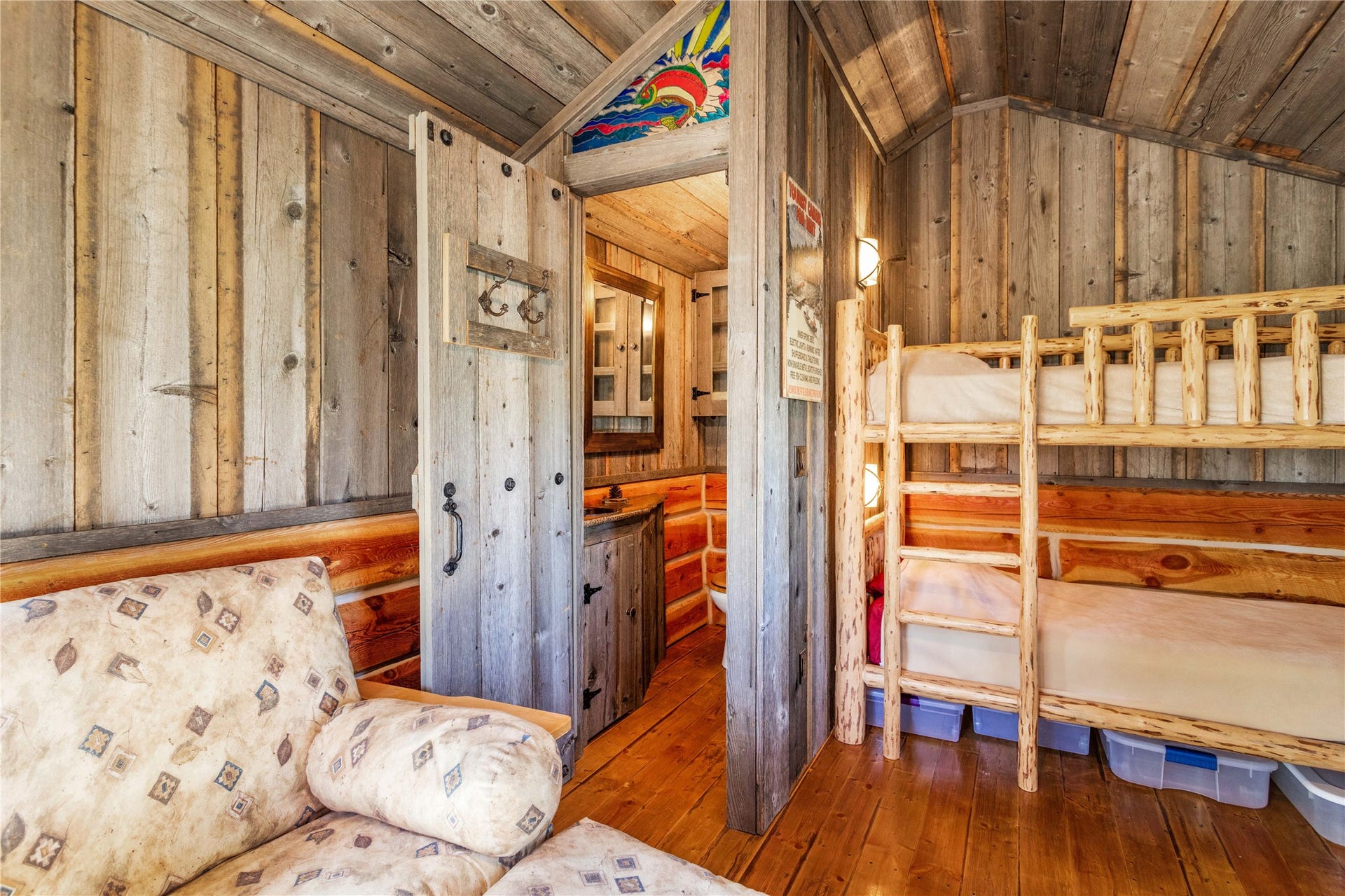 13518 Sylvan Drive, Bigfork, MT 59911 Eagles Nest Cabin sleeping quarters