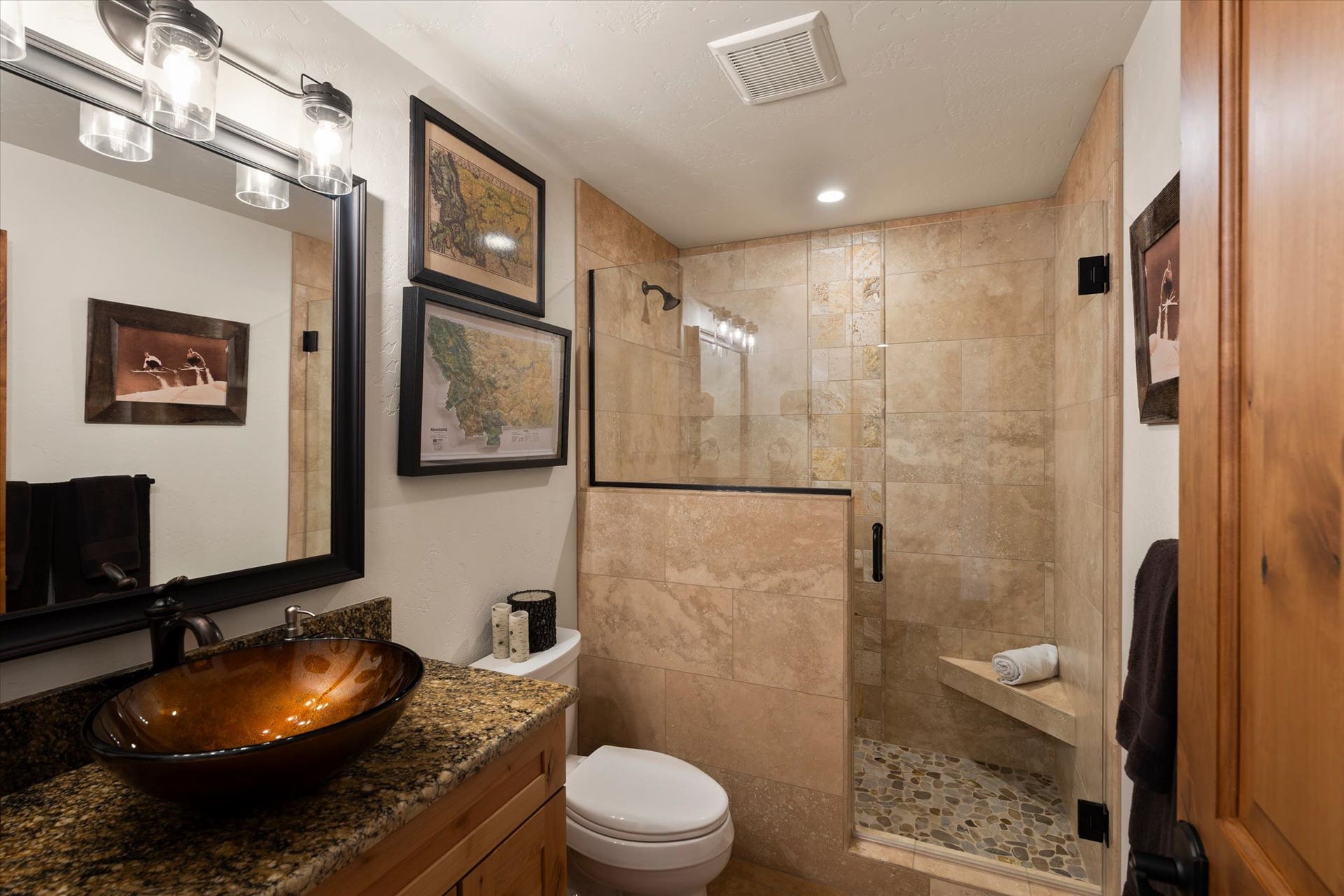 575 B Electric Avenue, Bigfork, MT 59911 3/4 hall bathroom