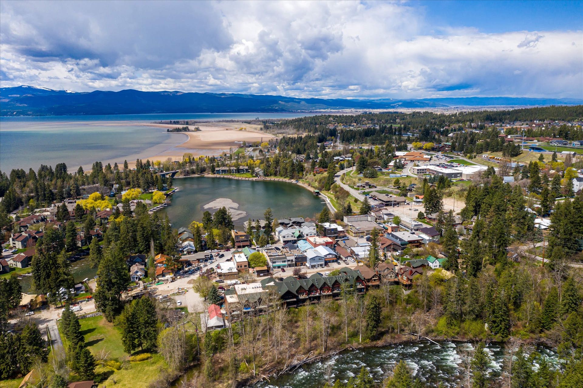 575 B Electric Avenue, Bigfork, MT 59911 View of Bigfork Bay and Flathead Lake