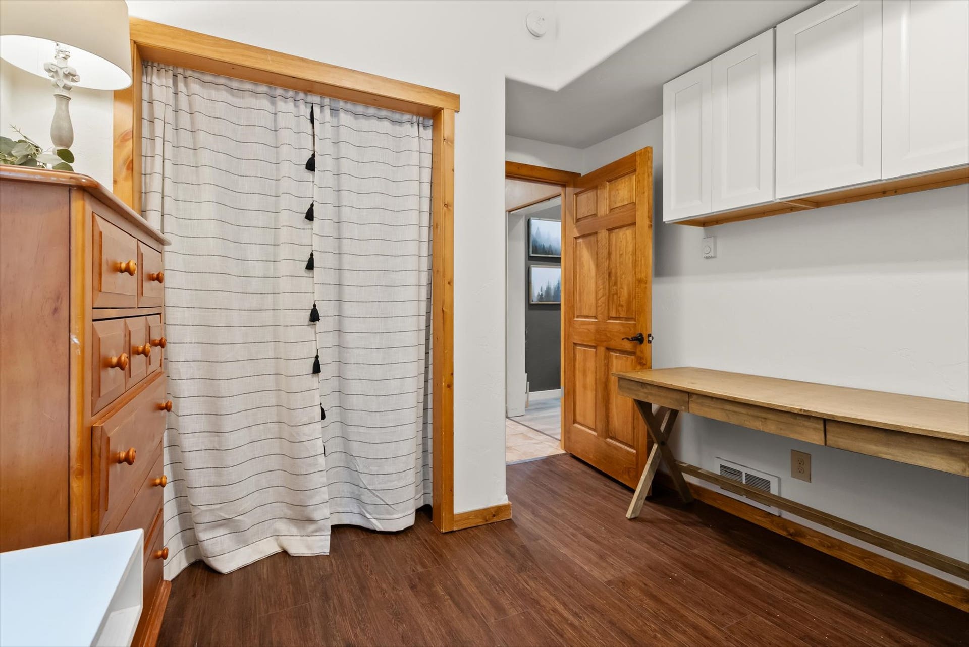 Thoughtfully laid out secondary bedrooms provide comfortable accommodations for family or guests.