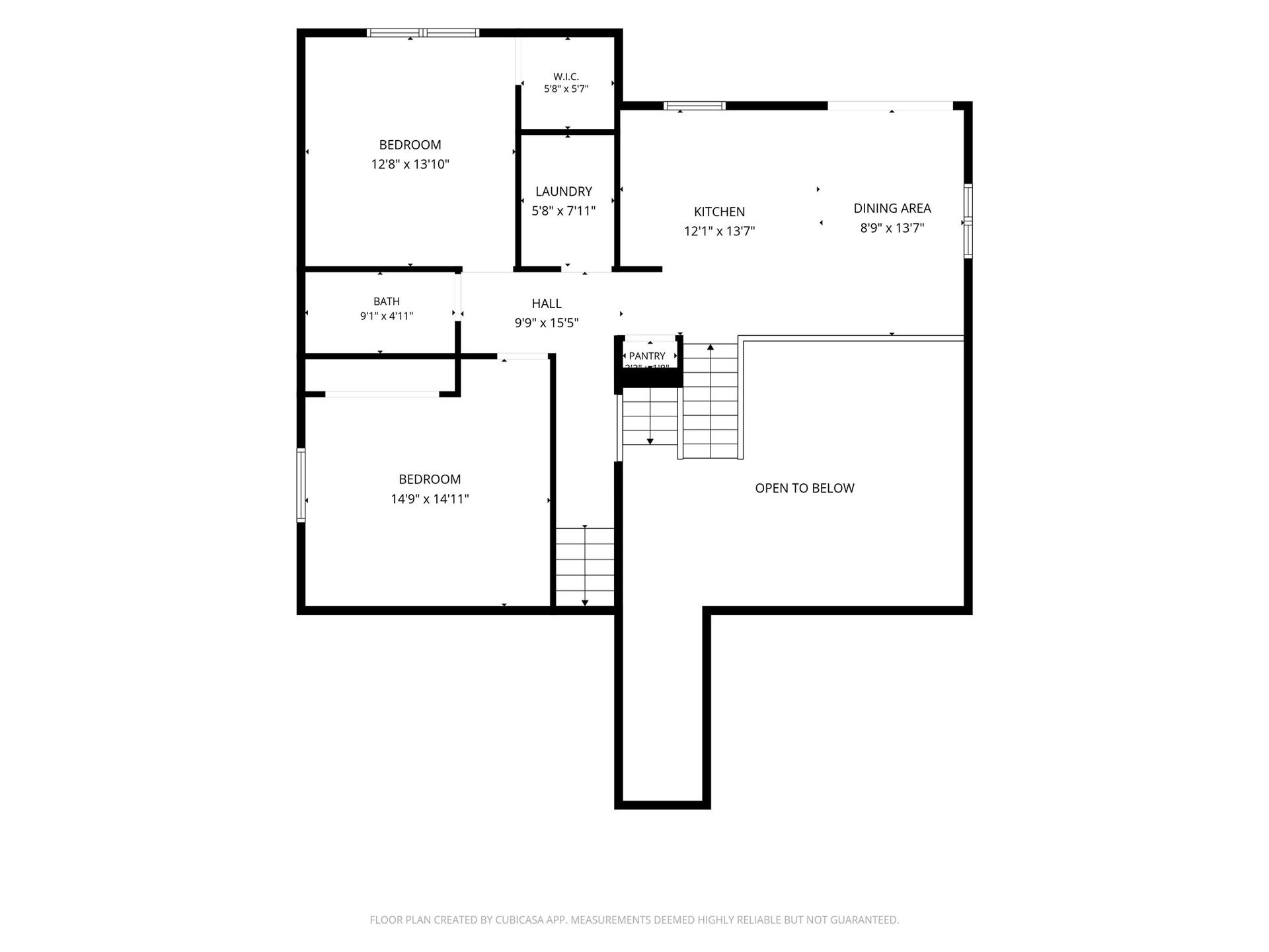 1201 Mill Creek Drive, Bigfork, MT 59911 Upper Level Floorplan