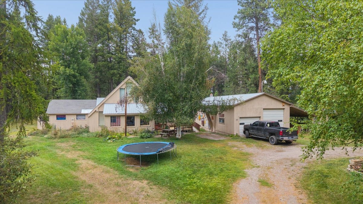 59 Ranchetts Lane, Bigfork, MT 59911 Circle drive from the road
