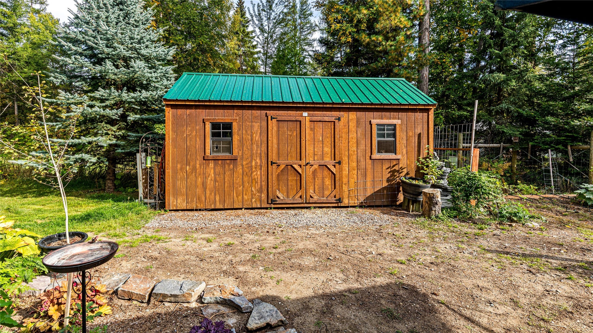 582 Ferndale Drive, Bigfork, MT 59911 Garden Shed