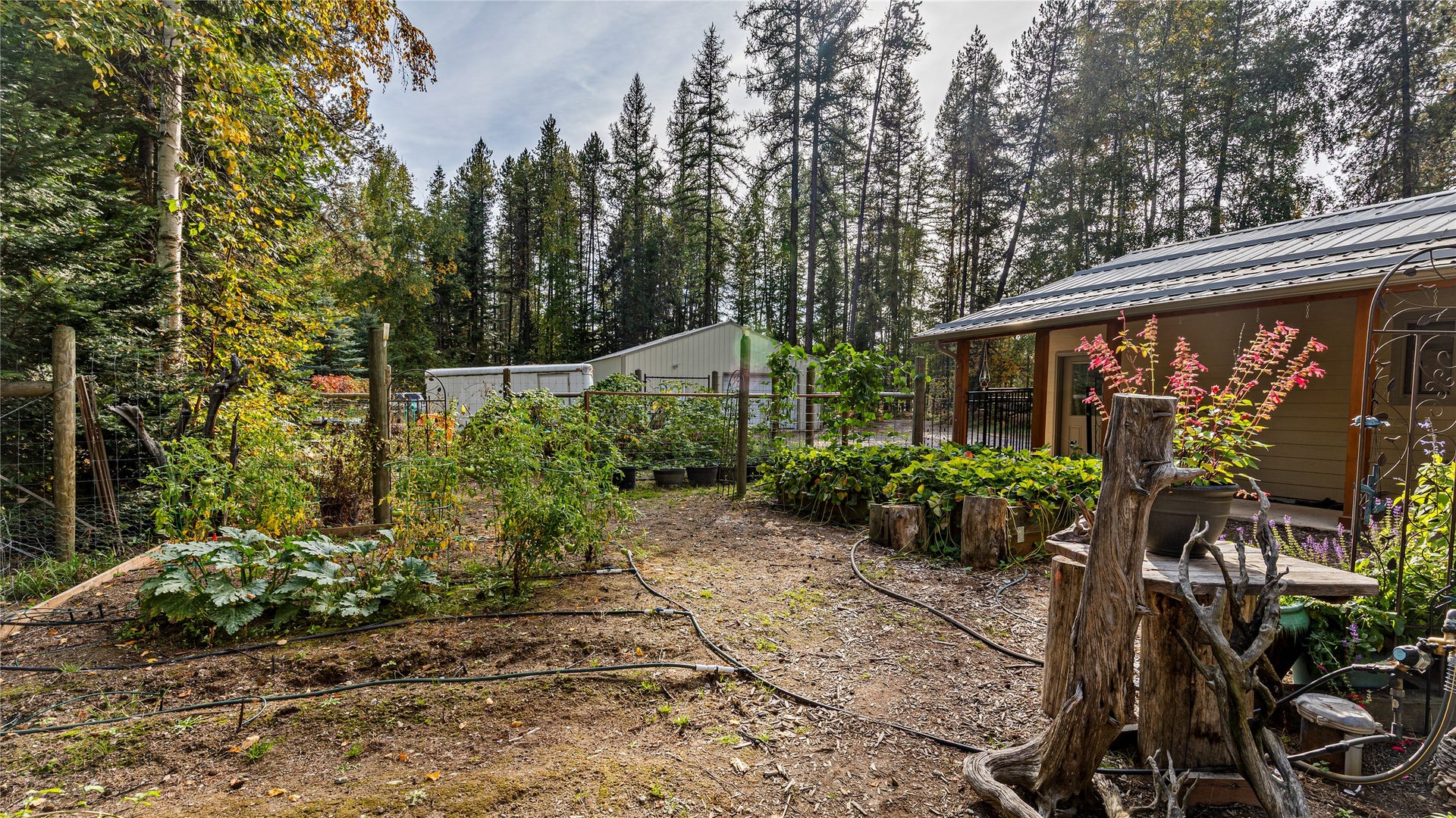 582 Ferndale Drive, Bigfork, MT 59911 Garden Area