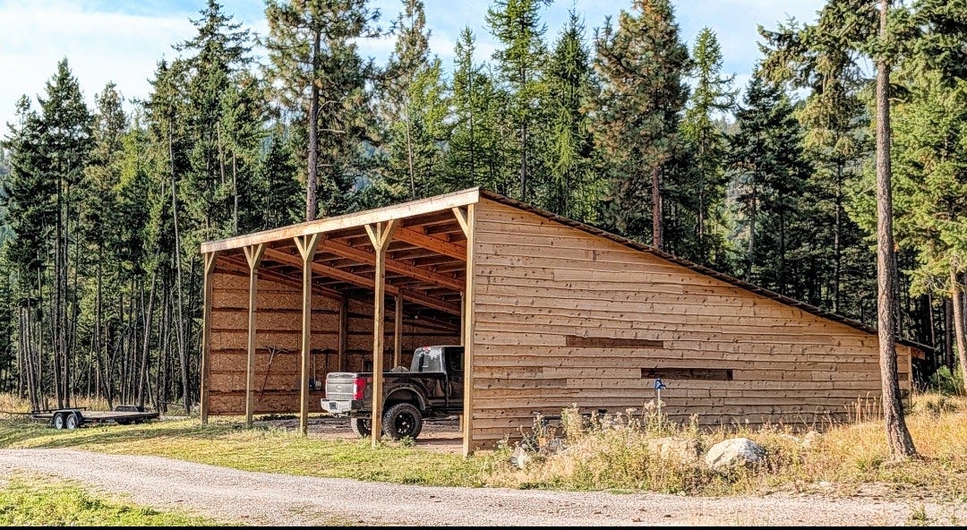 448 Cloud Creek Road, Somers, MT 59932 Pole Barn View 1