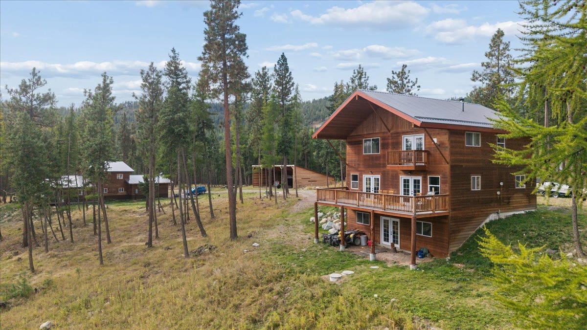 448 Cloud Creek Road, Somers, MT 59932 Aerial Distance from Home 1 - Home 2