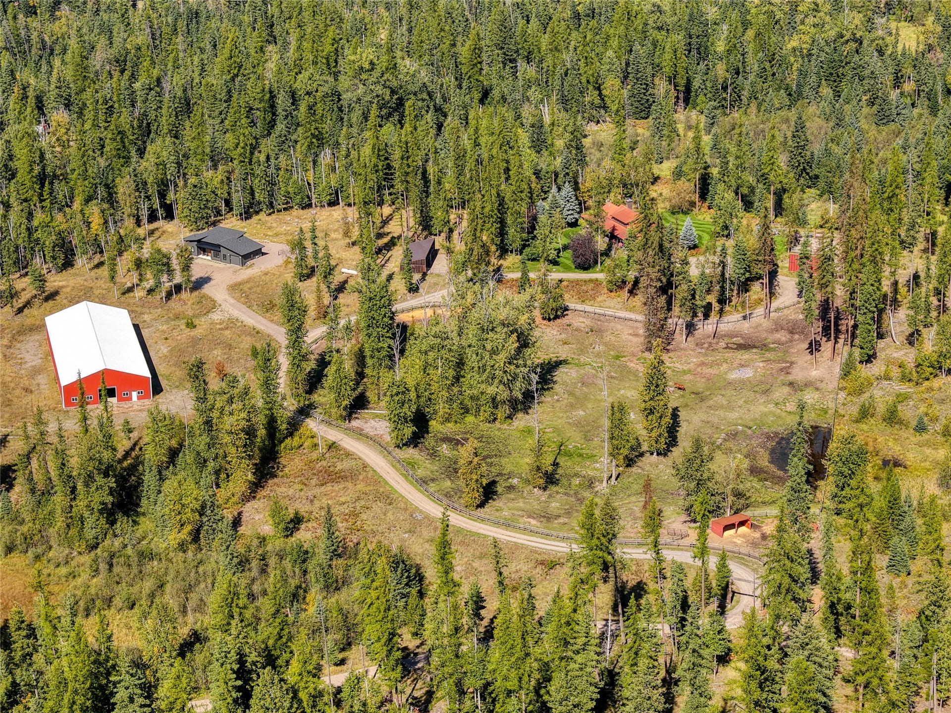 622 Wild Swan Trail, Bigfork, MT 59911 20 acres thoughtfully set up for horses and equestrian living