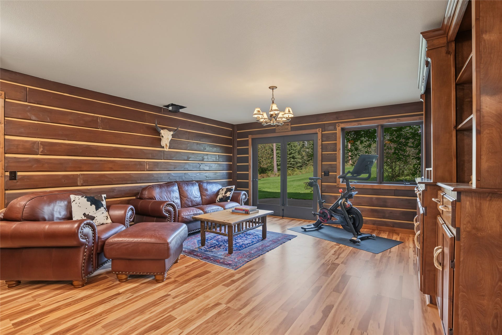 622 Wild Swan Trail, Bigfork, MT 59911 Lower level walk-out basement w/custom shelving