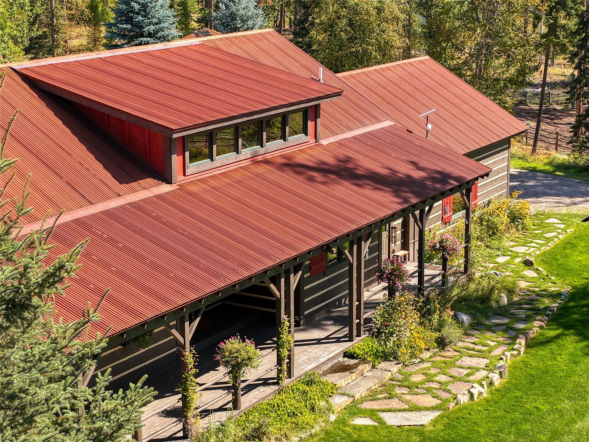 622 Wild Swan Trail, Bigfork, MT 59911 Main home metal roof