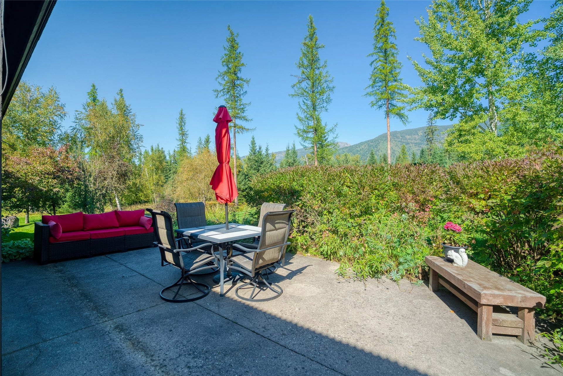 622 Wild Swan Trail, Bigfork, MT 59911 Main home spacious back patio