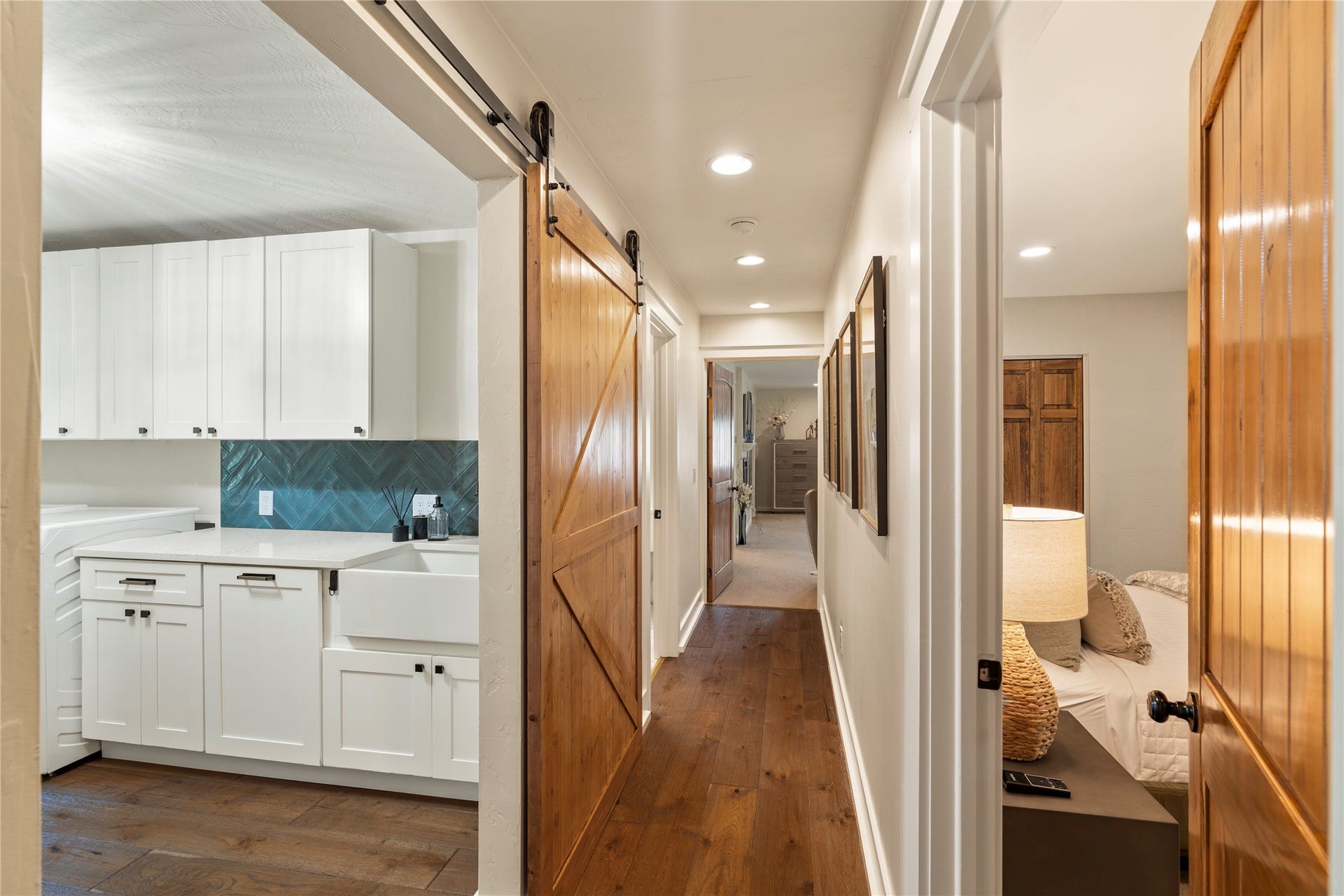 4926 Foothill Road, Bigfork, MT 59911 Hallway to laundry