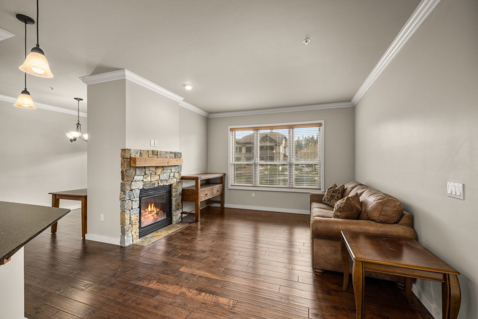 6305 Locarno Drive, #G, Whitefish, MT 59937 Living/Fireplace