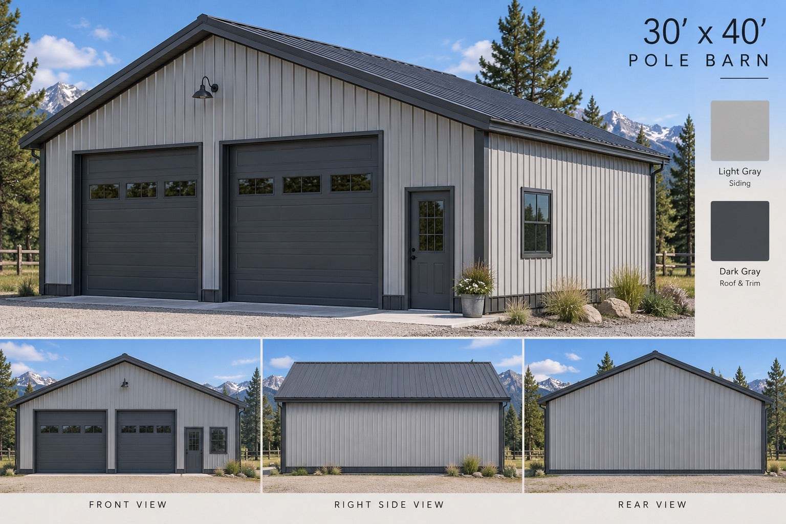 386 Gordon Avenue, Columbia Falls, MT 59912 Rendering of what shop will look like.