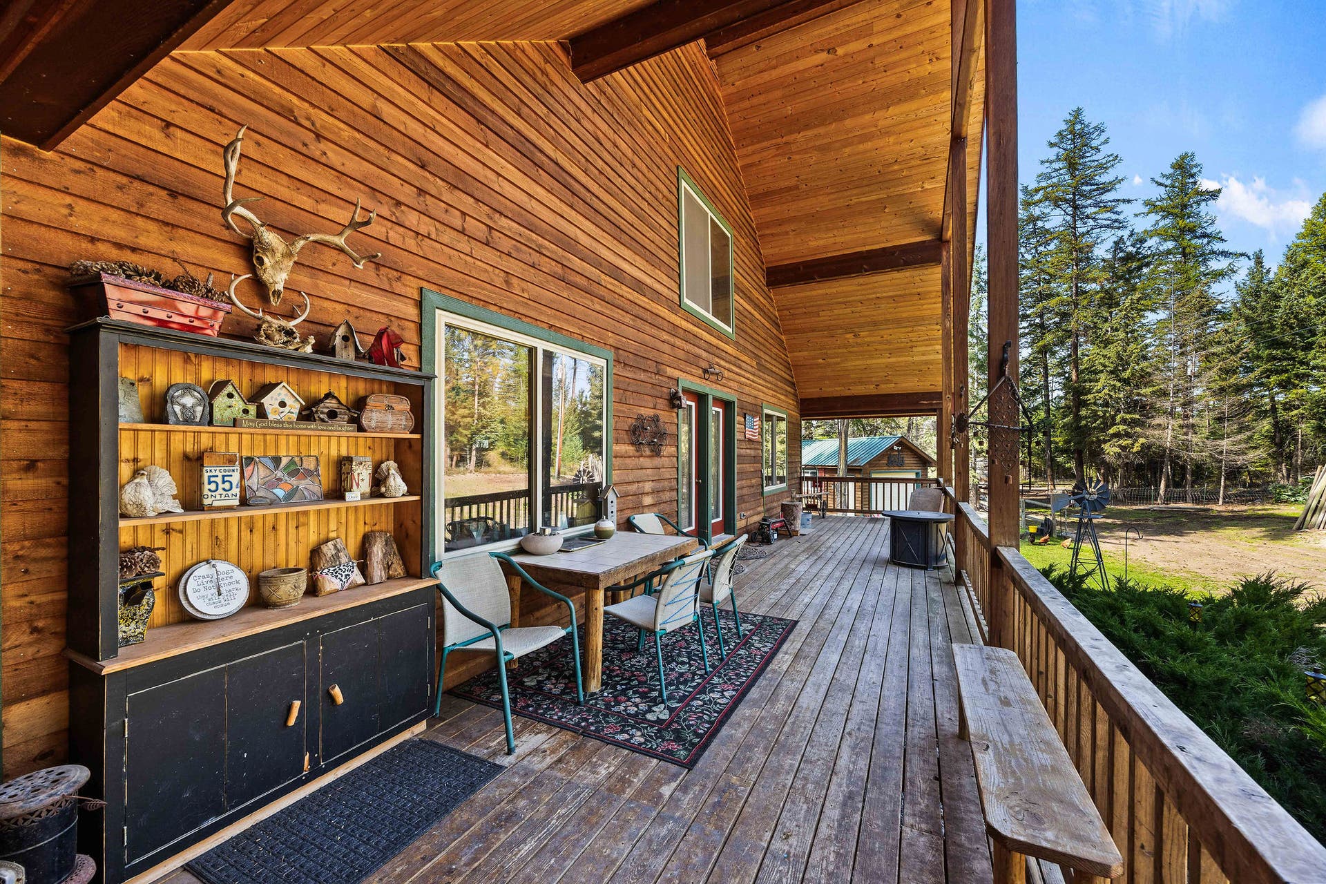 19605 Bower Lane, Proctor, MT 59929 Front Deck