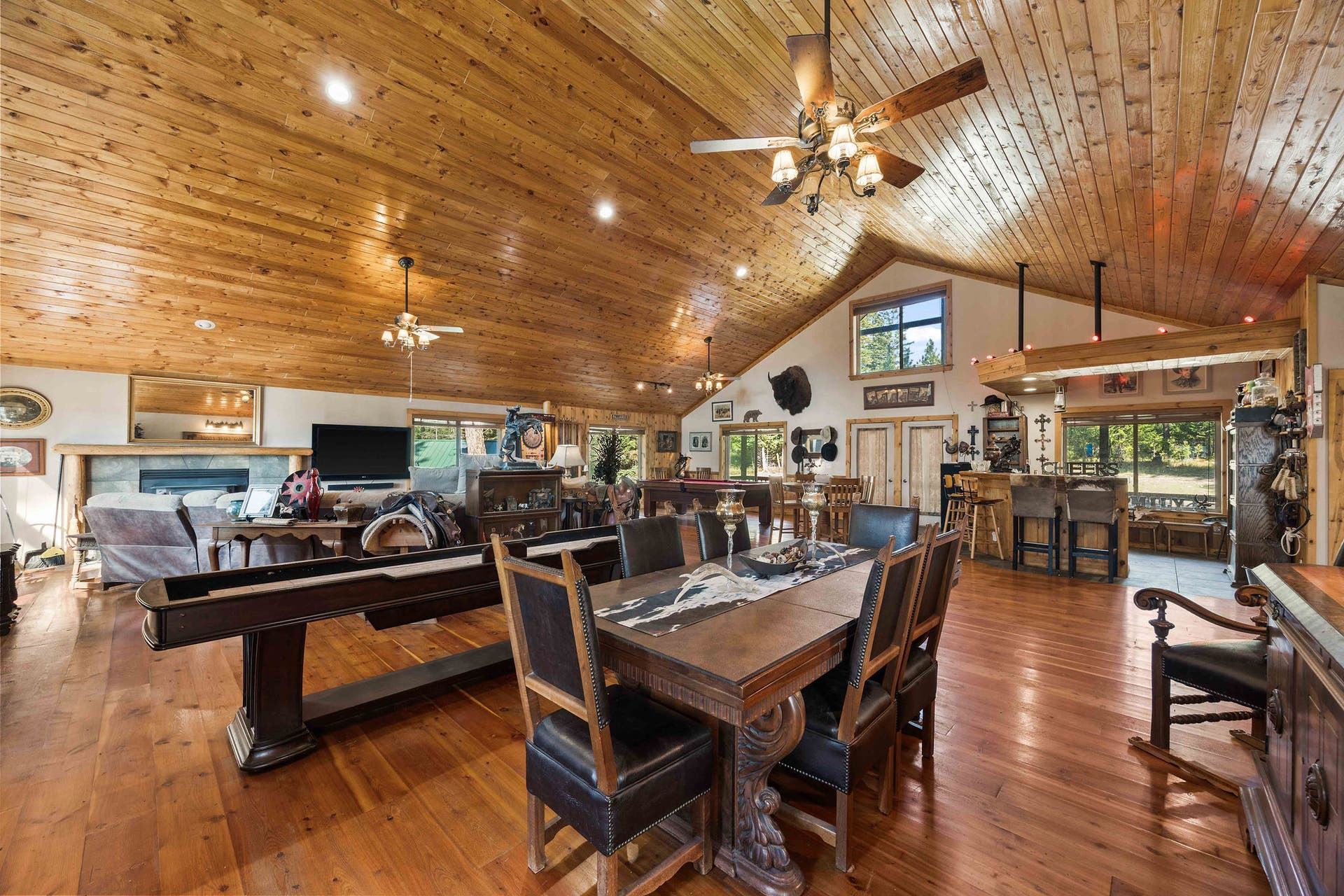19605 Bower Lane, Proctor, MT 59929 Dinning Area in Great Room