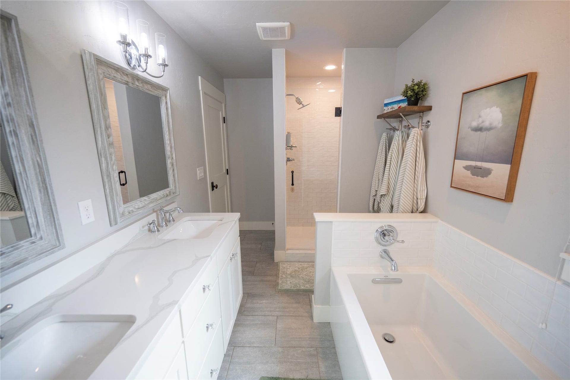 Primary Tub and shower