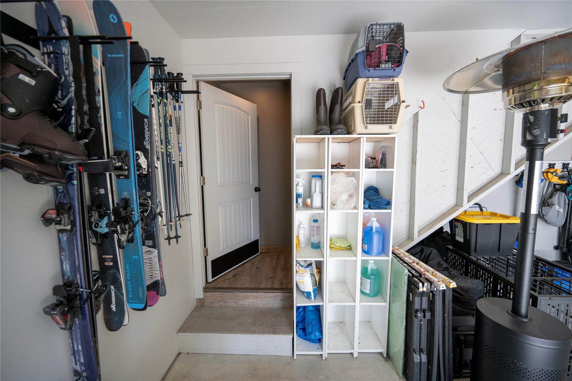 Stairs to 350 sq feet above garage
