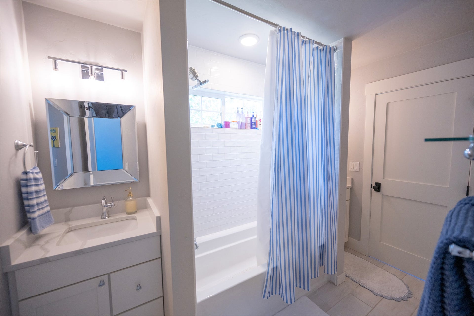 Jack and Jill bathroom upstairs