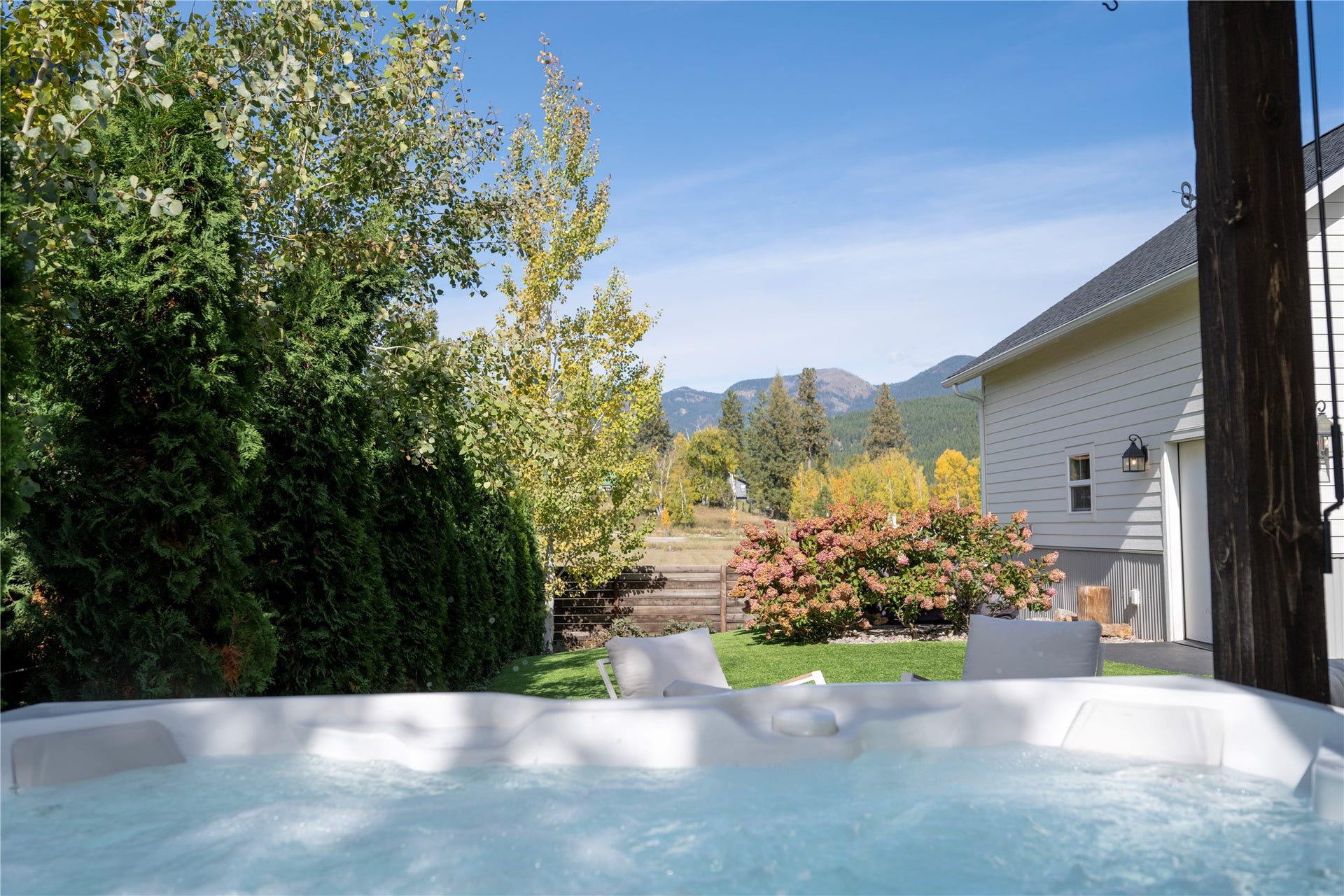 Mountain views from Hot tub