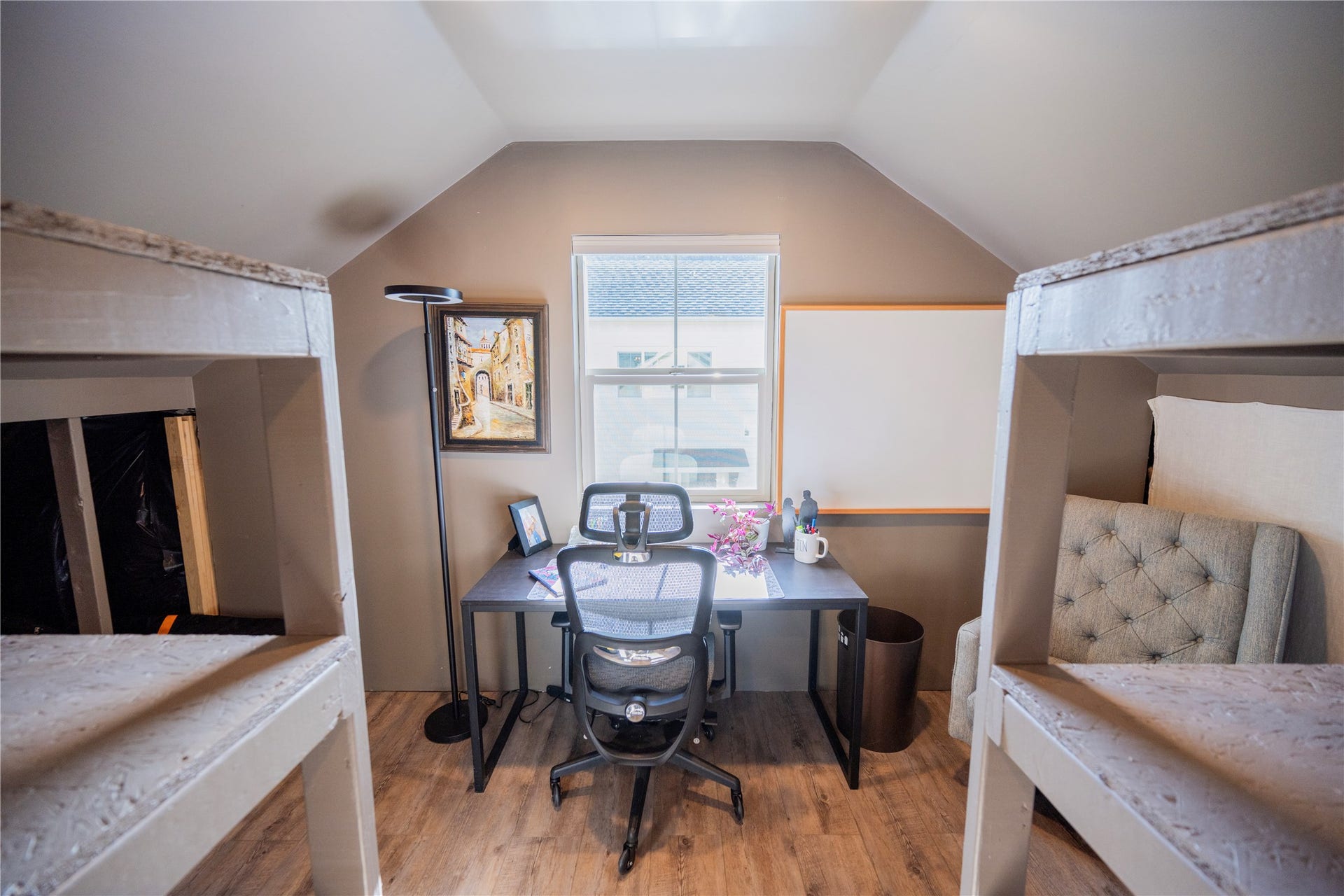 Another office space above garage (great space for future bath)