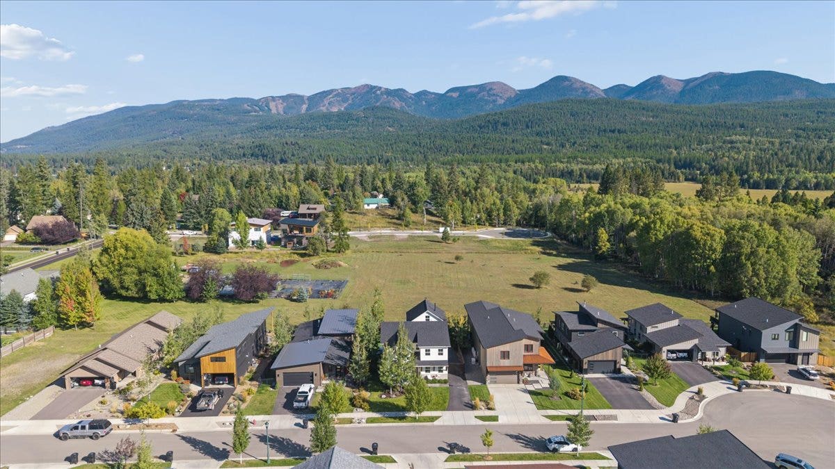 Open view from back to Whitefish Mountain Resort