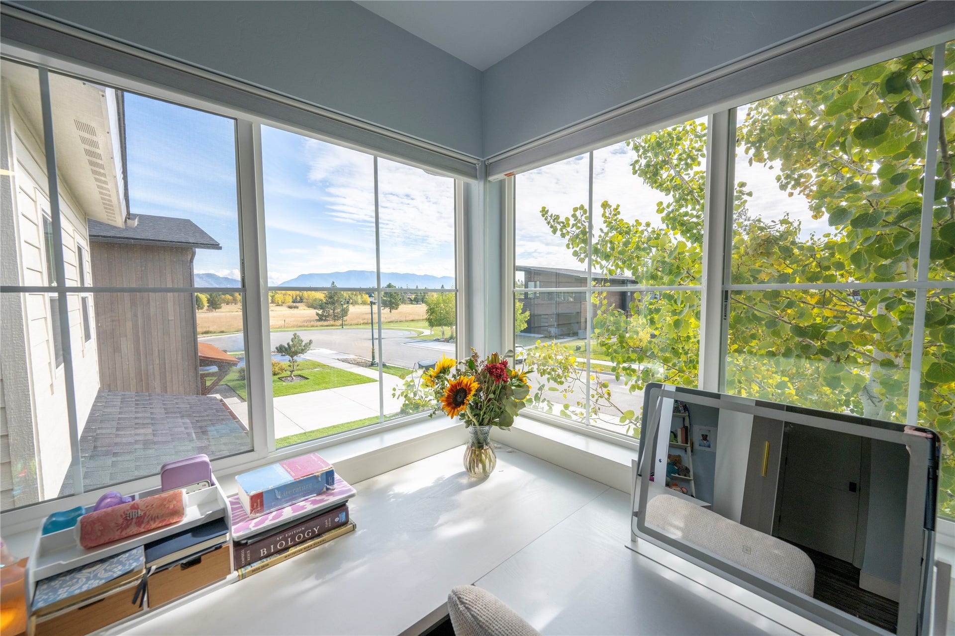 View from bedroom corner