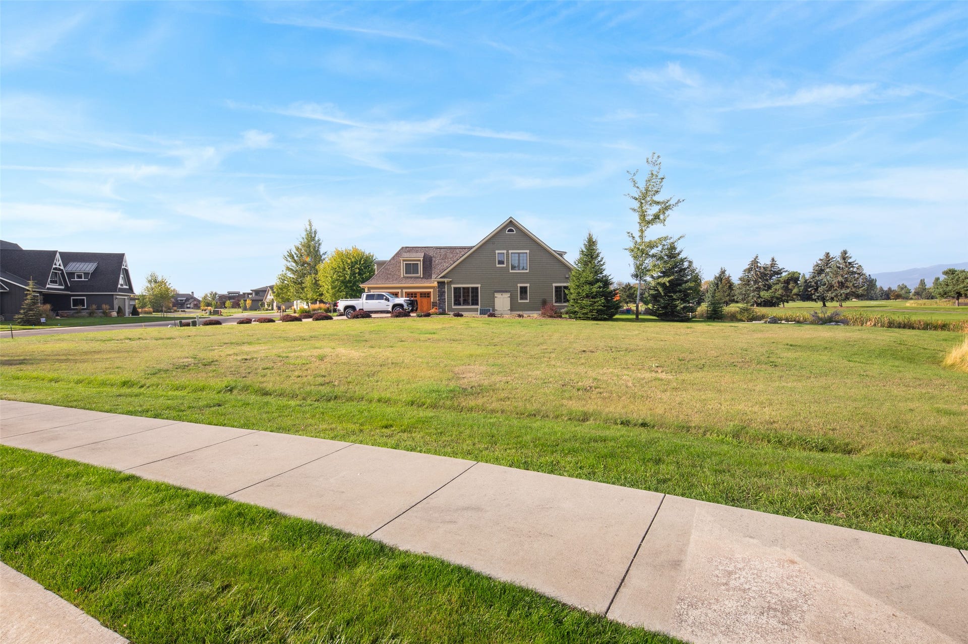 1427 Lake Pointe Drive, Bigfork, MT 59911 sidewalks in neighborhood.