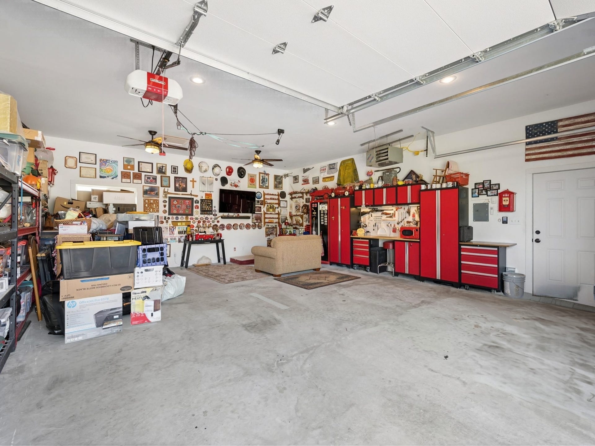 148 Fox Den Trail, Kalispell, MT 59901 Two stall shop with storage cabinets and racks