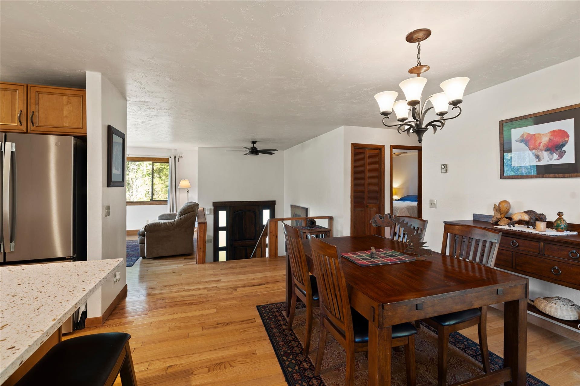 4955 Foothill Road, Bigfork, MT 59911 view to front entry