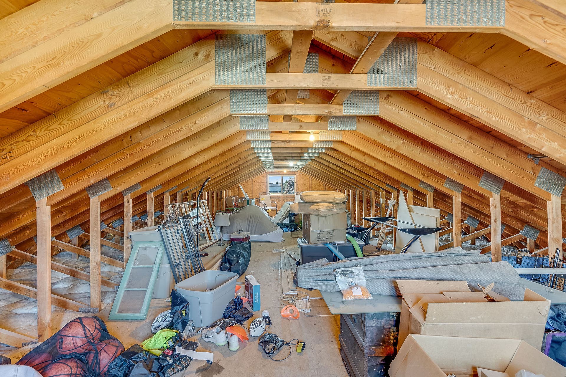 upstairs storage in detached shop