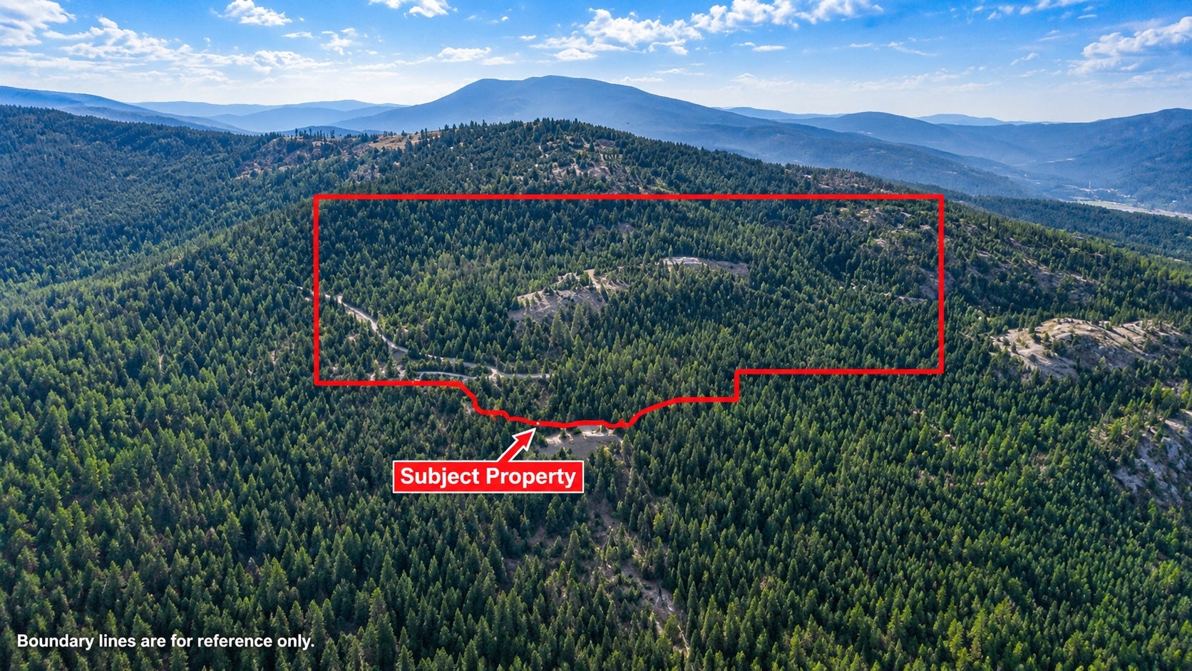 Red property lines pictured are for marketing purposes only & may vary.