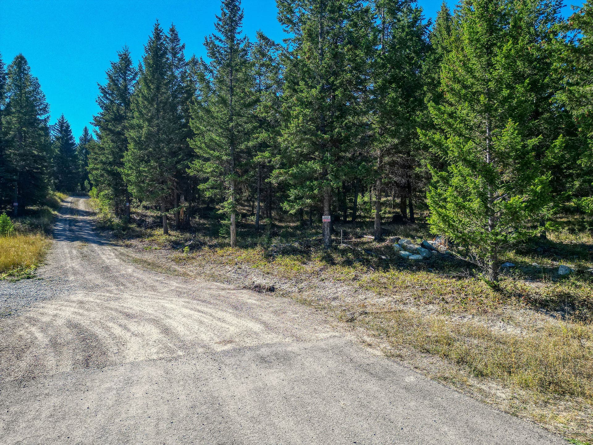 Road on Subject Property