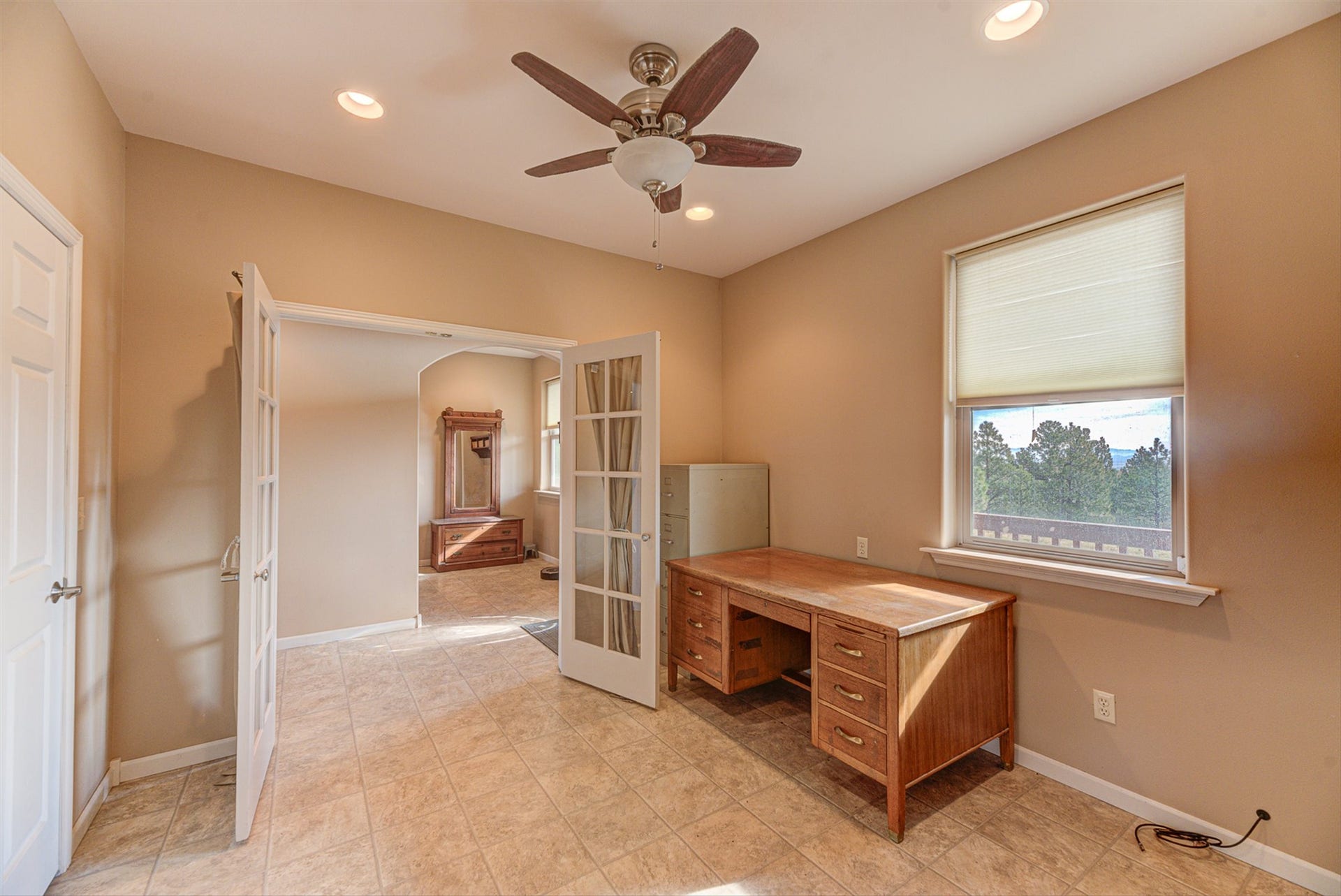 8224 Hillside Drive, Helena, MT 59602 Recessed lighting, ceiling fan, and tiled flooring